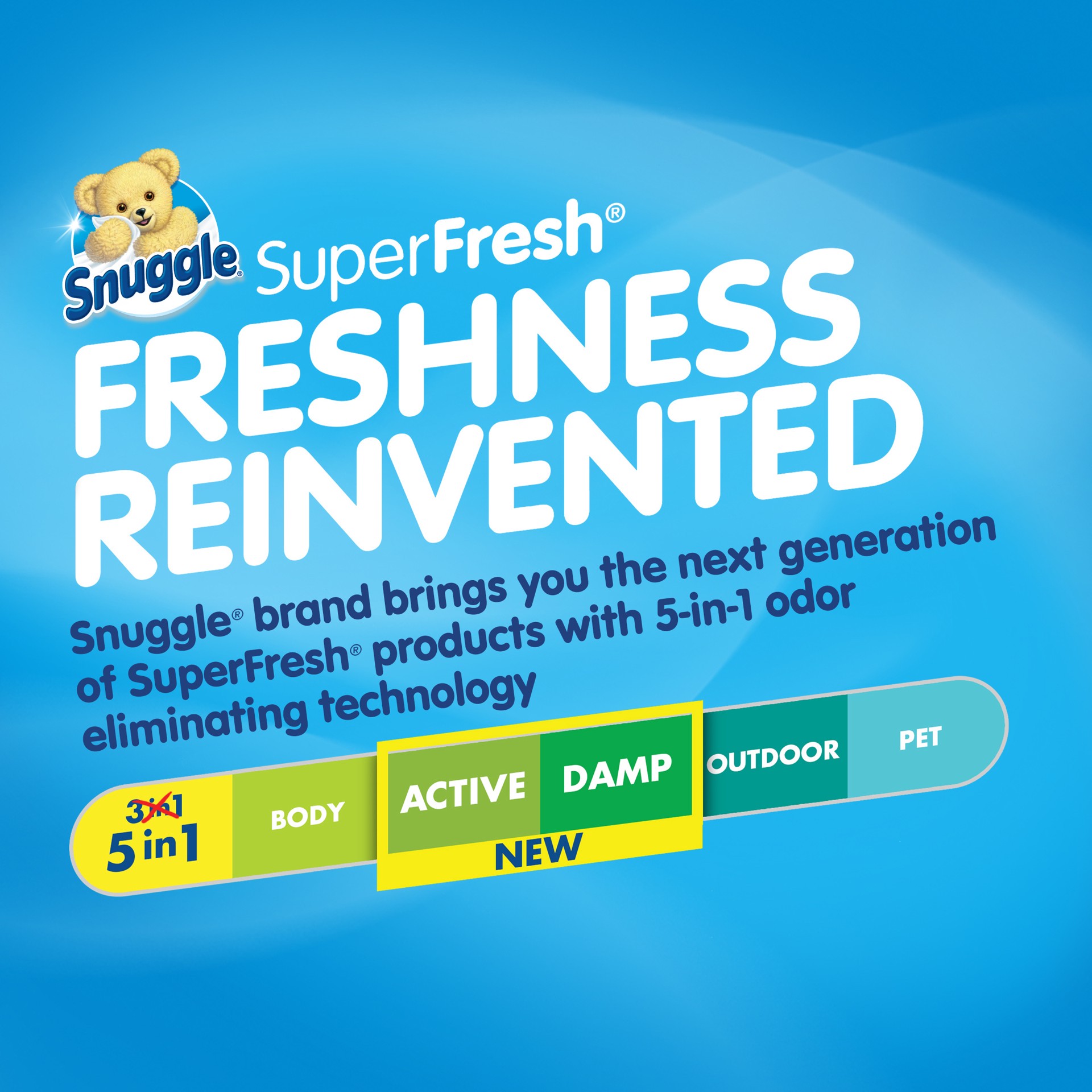 slide 2 of 3, Snuggle Super Fresh 5 in 1 Original Fabric Conditioner 140 oz, 140 oz