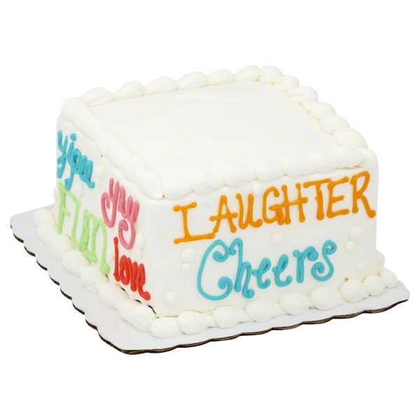 slide 1 of 1, 8 Inch Make It A Great Day Square Cake, 8 in