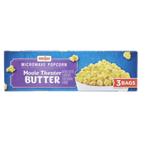 slide 16 of 29, Meijer Movie Theater Butter Microwave Popcorn, 3 Bags, 7.65 oz
