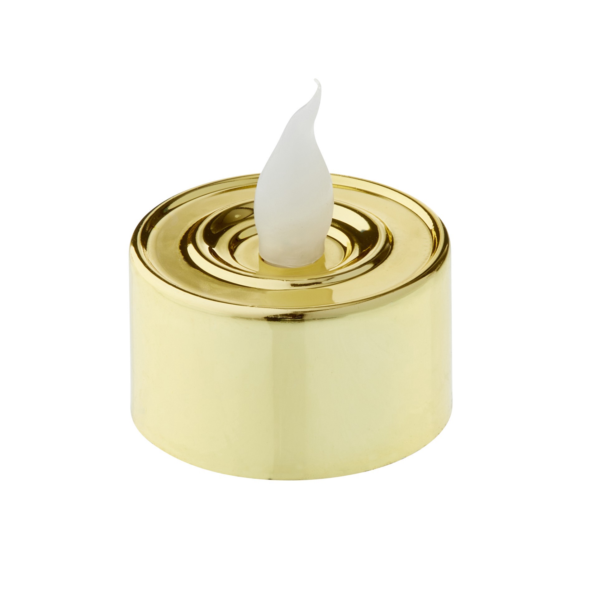 slide 2 of 7, Gold Flameless Tealights By Ashland, includes 24 tealights