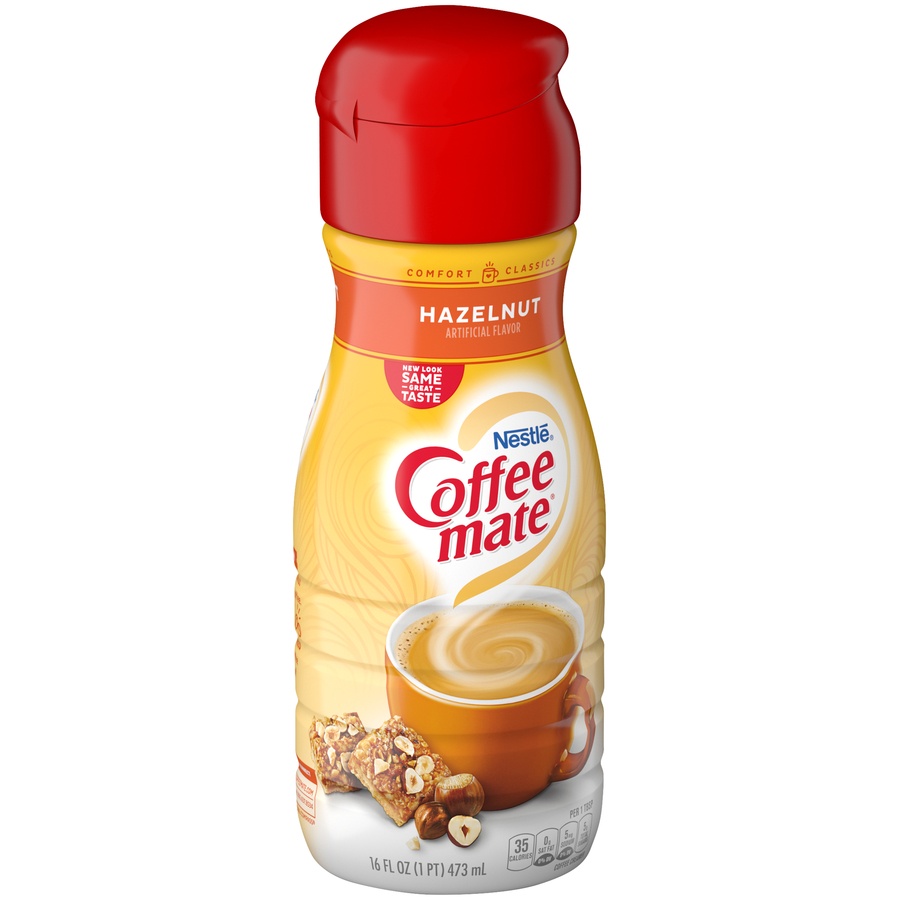 slide 3 of 7, Coffee mate Nestle Coffee mate Hazelnut Liquid Coffee Creamer, 16 oz