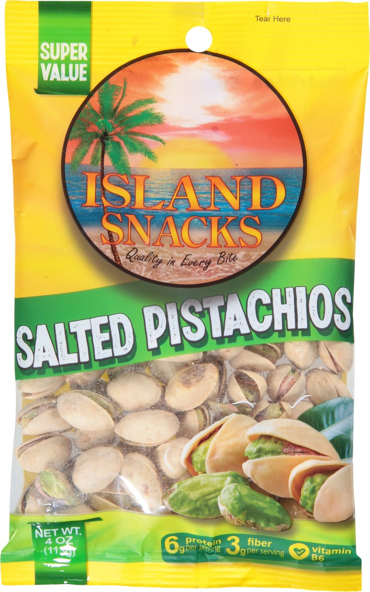 slide 7 of 14, Island Snacks Salted Pistachios Super Value 4 oz, 4 oz