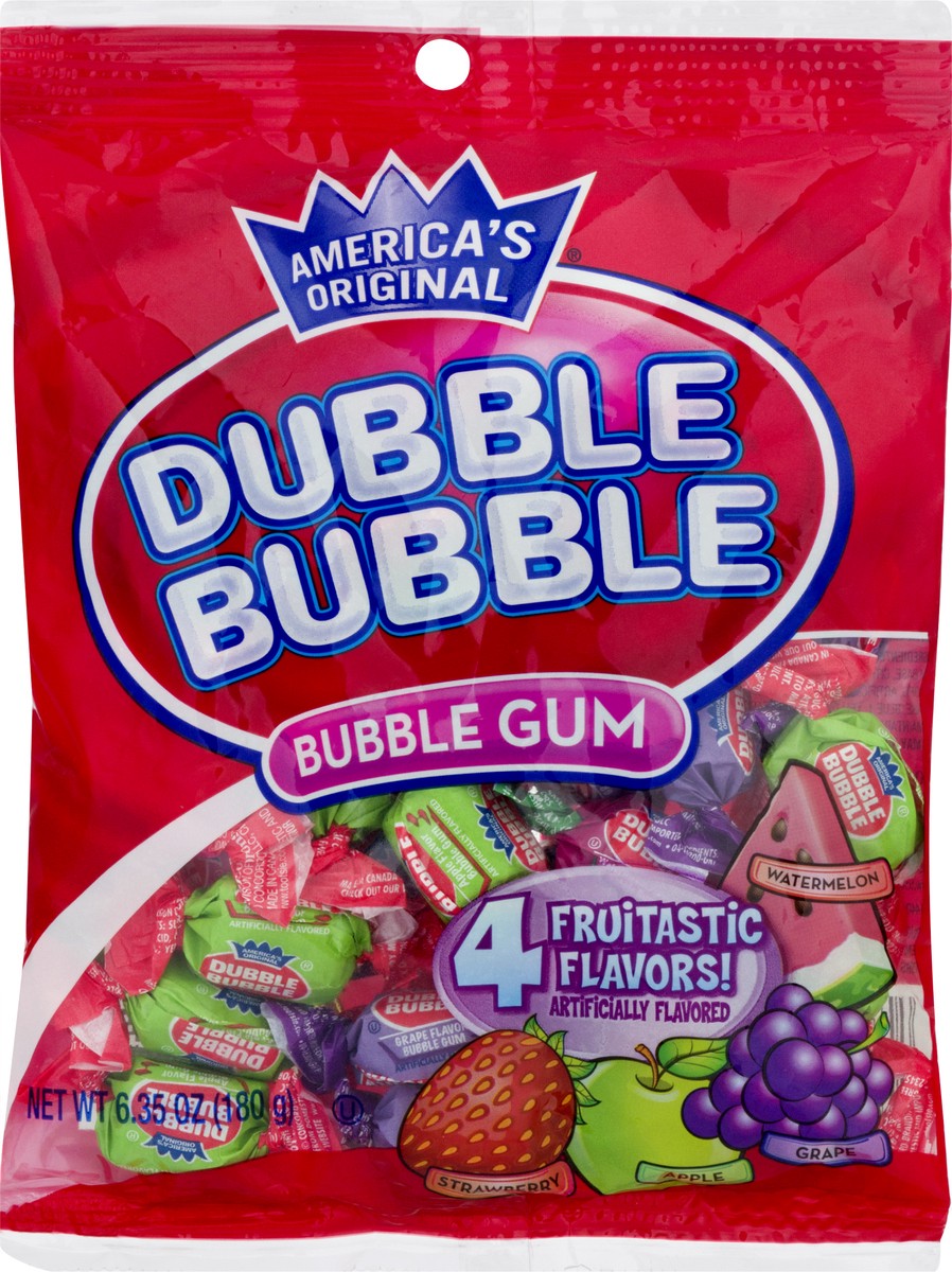 slide 3 of 12, Dubble Bubble Fruitastic Flavors Bubble Gum 6.35 oz, 6.35 oz