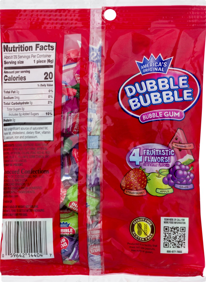 slide 7 of 12, Dubble Bubble Fruitastic Flavors Bubble Gum 6.35 oz, 6.35 oz