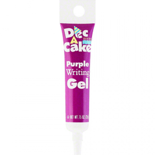 slide 1 of 1, Dec-A-Cake Decacake Writeacake Purple, 0.75 oz