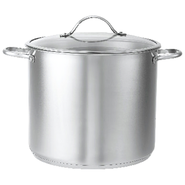 slide 1 of 1, Grand Gourmet Stainless Steel Stock Pot, 16 qt