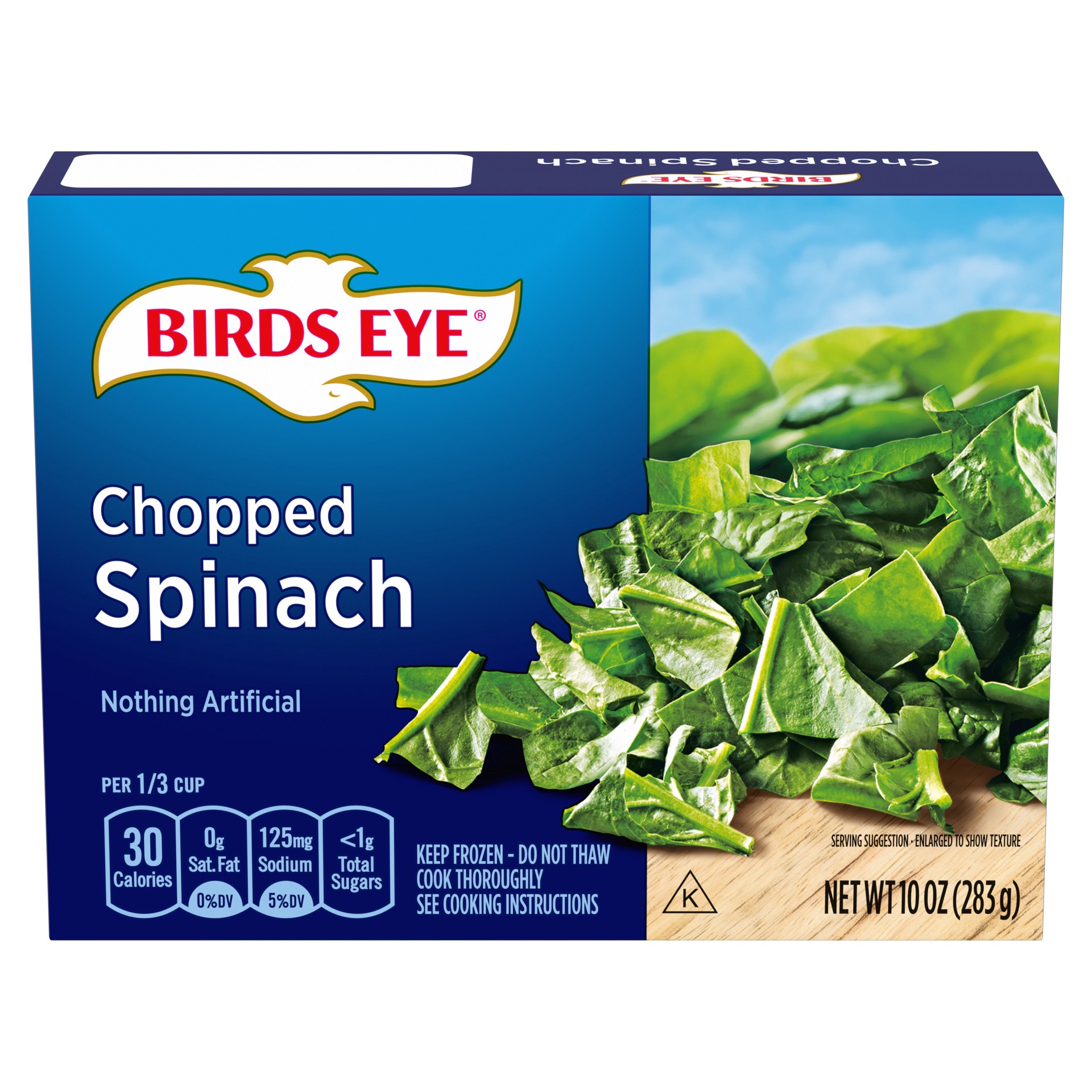slide 1 of 1, Birds Eye Spinach Chop 10 oz, 10 oz