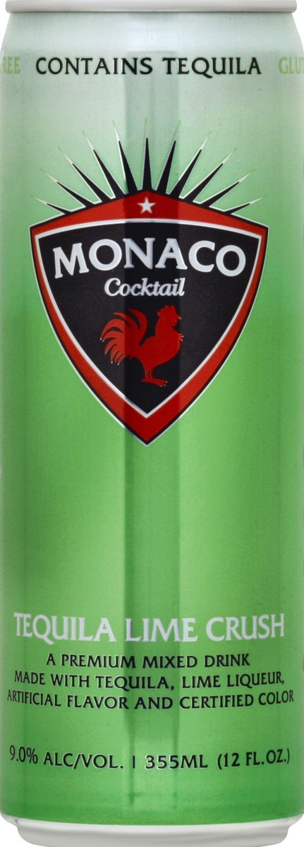 slide 1 of 5, Monaco Tequila Lime Crush Can, 48 fl oz