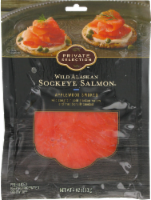 slide 1 of 2, Private Selection Traditional Cold Smoked Alaskan Wild Sockeye Salmon, 4 oz