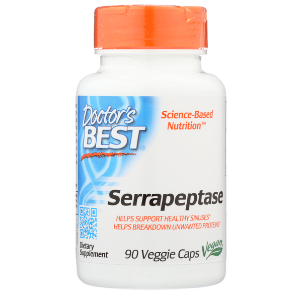 slide 1 of 1, Doctor's Best Serrapeptase Veggie Caps, 1 ct