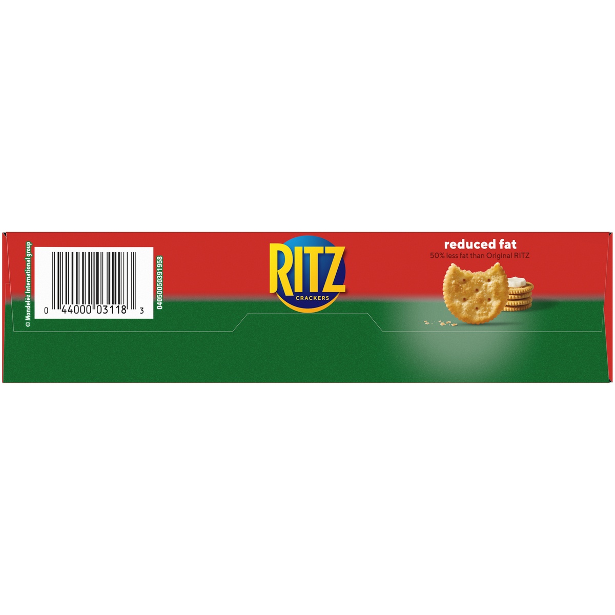 slide 5 of 9, RITZ Reduced Fat Original Crackers, 12.5 oz, 0.78 lb