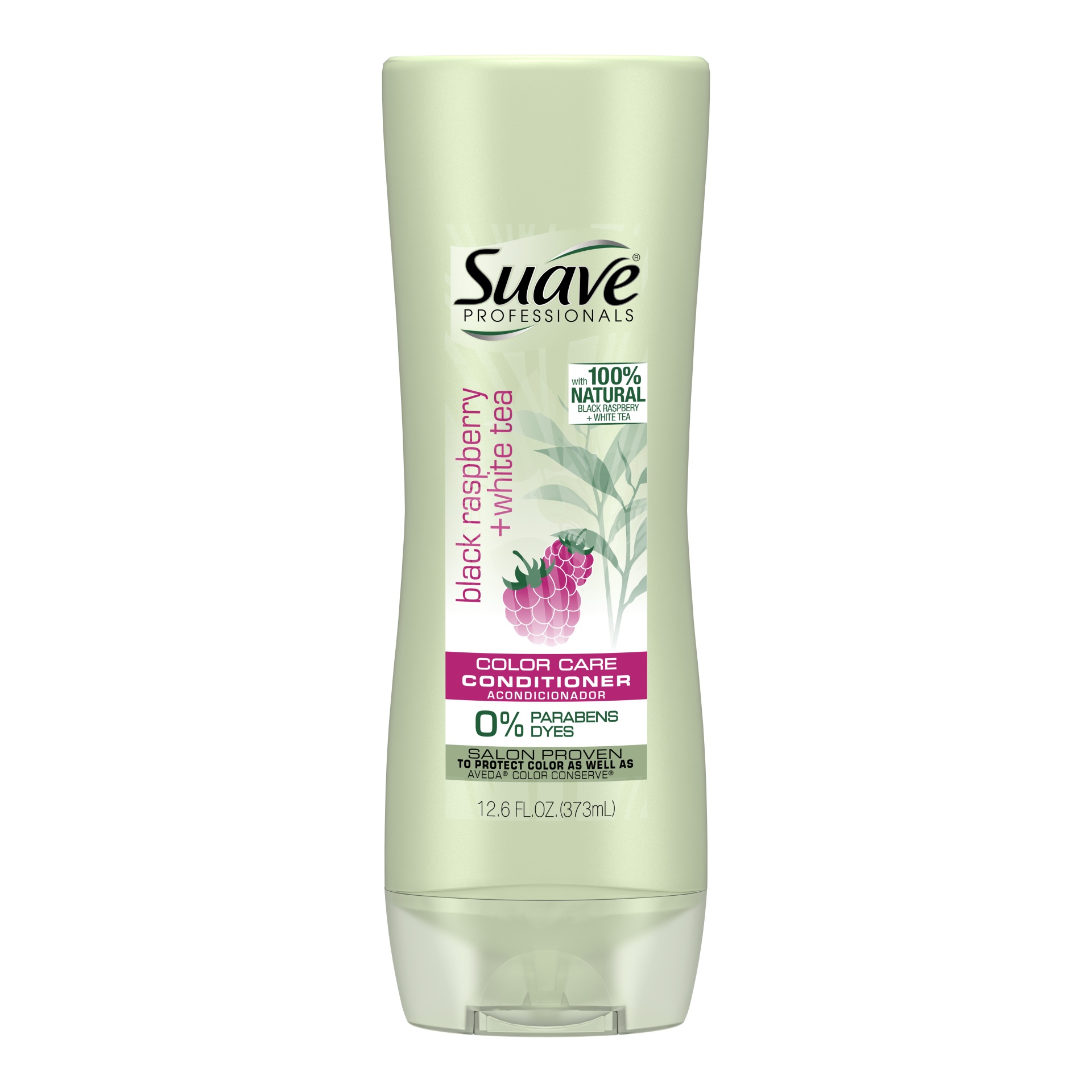 slide 1 of 4, Suave Professionals Black Raspberry & White Tea Color Care Conditioner, 12.6 fl oz