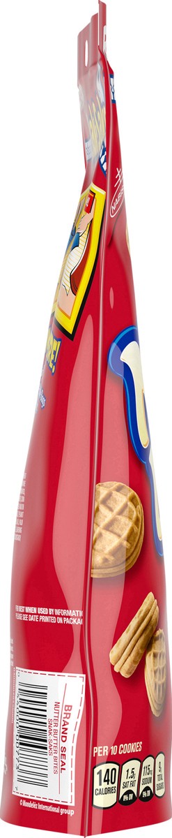 slide 9 of 9, Nutter Butter Bites Peanut Butter Sandwich Cookies, Snak-Saks, 8 oz, 8 oz