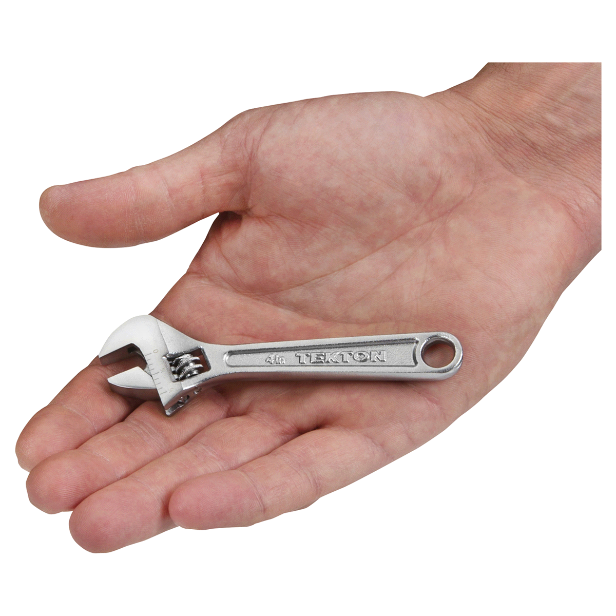 slide 3 of 4, Tekton Adjustable Wrench, 4 in