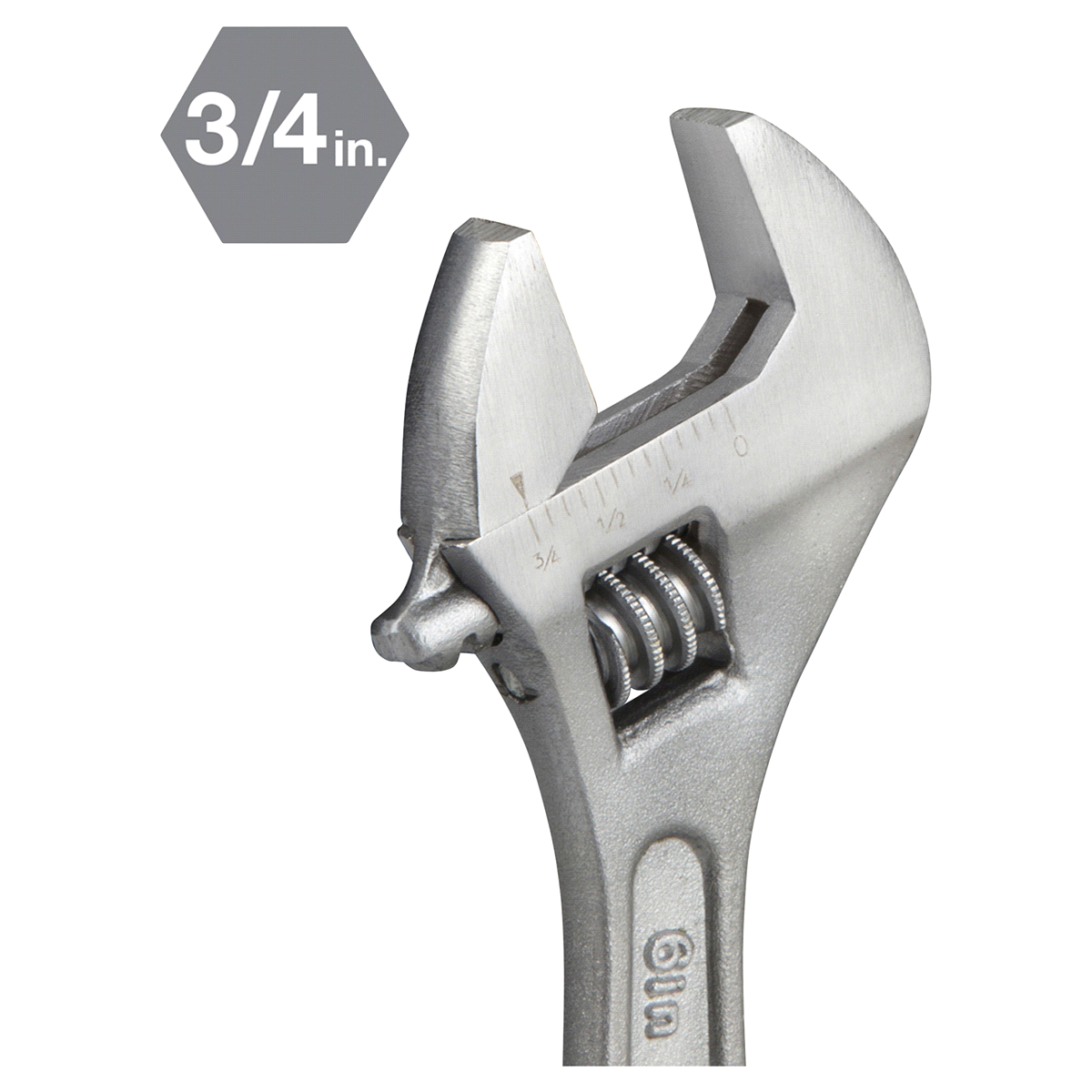 slide 4 of 4, Tekton Adjustable Wrench, 6 in
