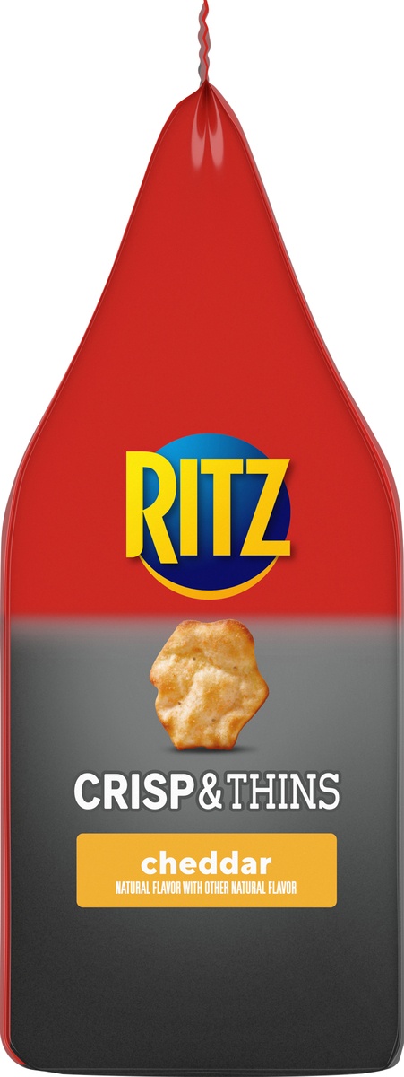 slide 6 of 9, Ritz Crisp & Thins Cheddar Potato and Wheat Chips 7.1 oz, 7.1 oz