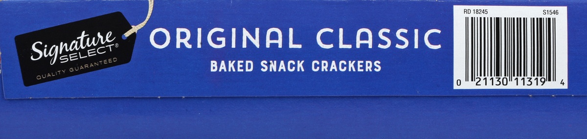 slide 3 of 7, Signature Select Snack Crackers 13.7 oz,