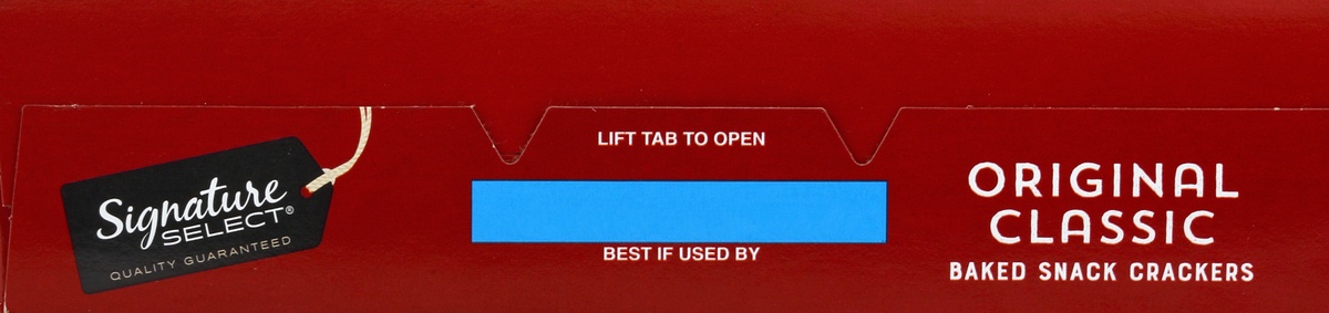 slide 7 of 7, Signature Select Snack Crackers 13.7 oz,