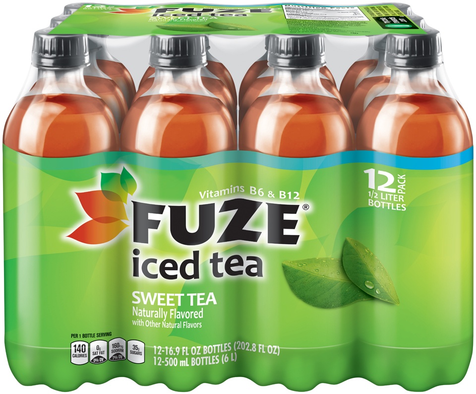 slide 1 of 1, Fuze Sweet Iced Tea 12Pk Bottles, 202.8 oz