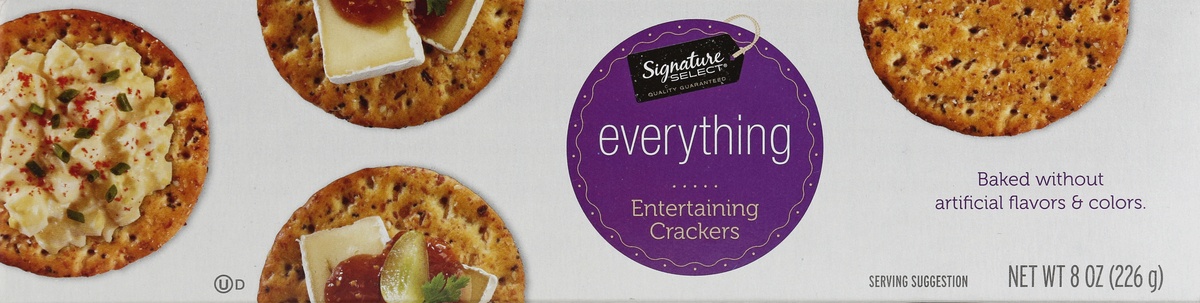 slide 9 of 9, Signature Select Entertaining Crackers 8 oz, 