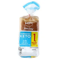 Lewis Bakeries Better Way Keto Sourdough Bread 16 oz