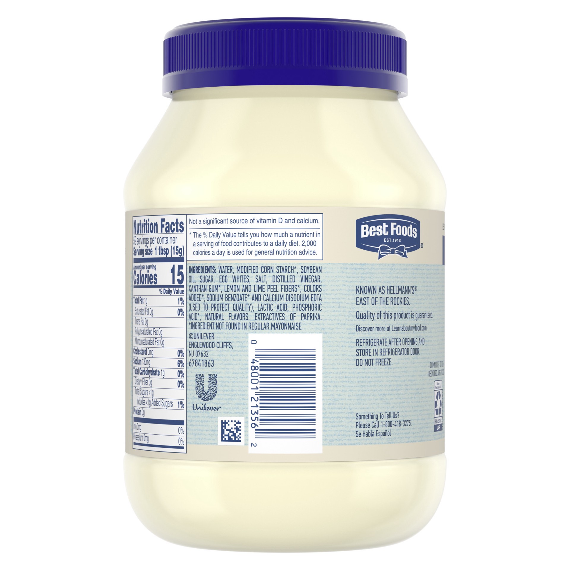 slide 5 of 6, Best Foods Mayonnaise Low F, 30 oz