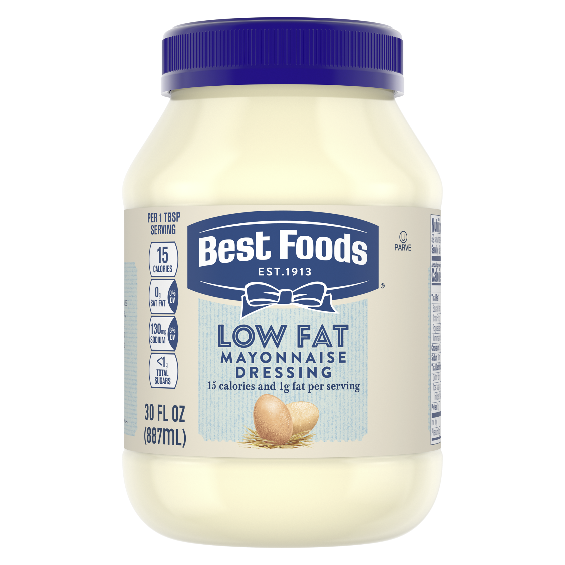 slide 3 of 6, Best Foods Mayonnaise Low F, 30 oz