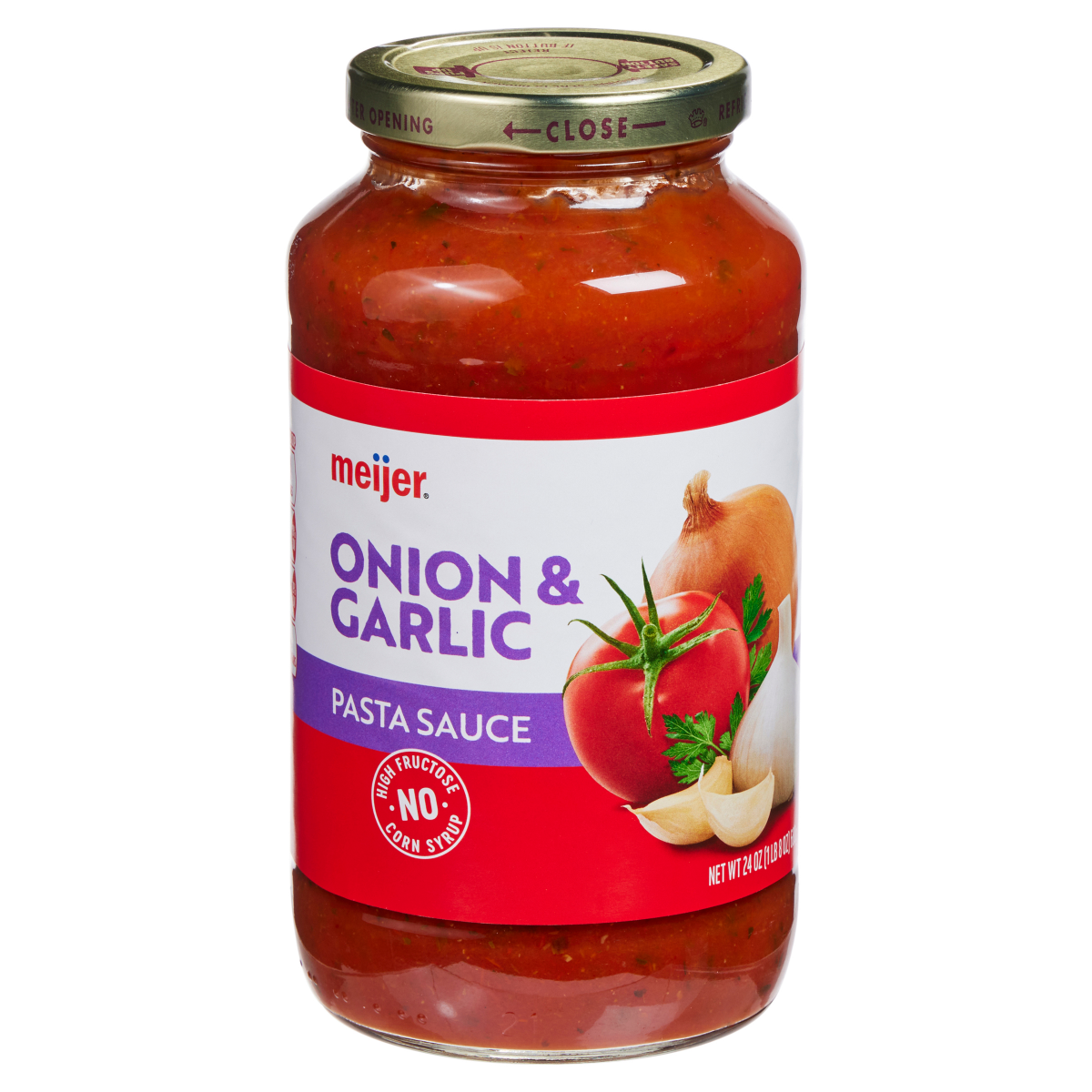 slide 1 of 29, Meijer Garlic Onion Pasta Sauce, 24 oz