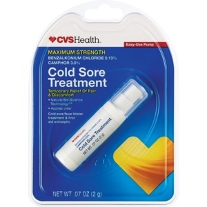 slide 1 of 1, CVS Health Cold Sore Treatment Maximum Strength, 0.07 oz