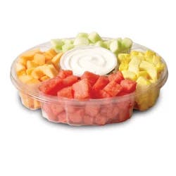 Giant Fresh Cut Small Fruit Platter with Cream Cheese Dip