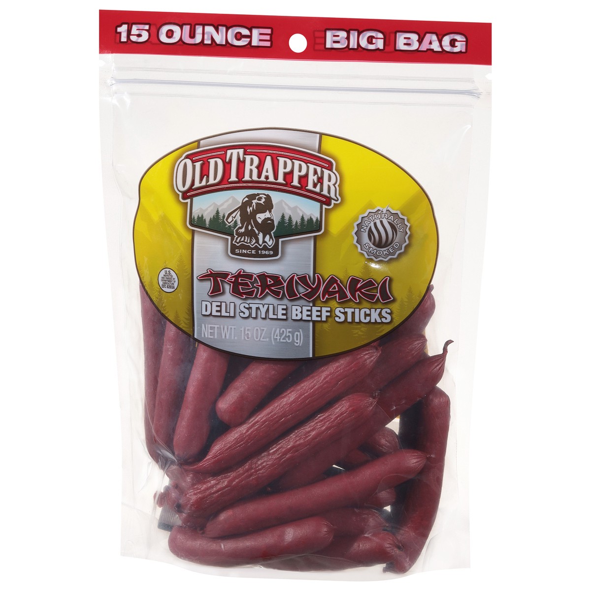 slide 2 of 9, Old Trapper Teriyaki Deli Sticks - 15oz, 15 oz