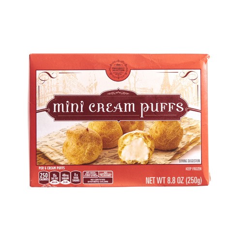 slide 1 of 1, Lidl Preferred Selection frozen mini cream puffs, 8.8 oz