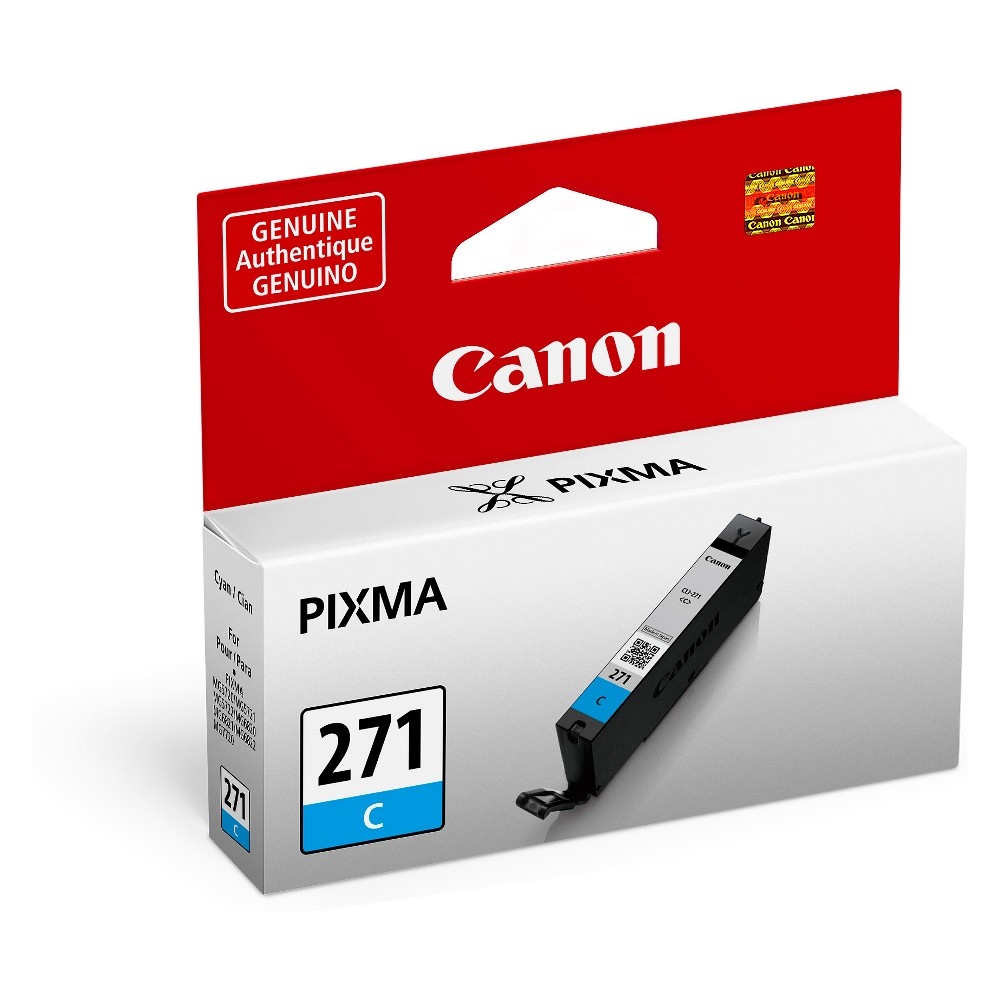 slide 2 of 3, Canon CLI-271 Cyan Ink Cartridge, 1 ct