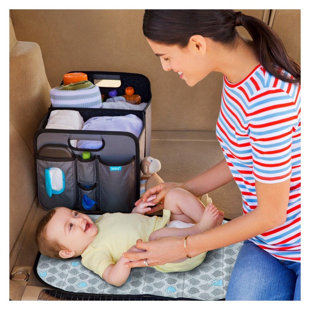 slide 2 of 5, Munchkin Brica Out-N-About Trunk Organizer & Changing Station, 1 ct