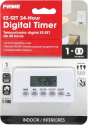 Prime 24-Hour Digital Timer - White