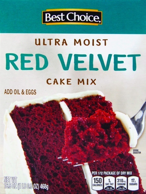 slide 1 of 1, Best Choice Ultra Moist Red Velvet Cake Mix, 16.5 oz