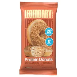 Legendary Foods Cinnamon Crumble Flavored Protein Donuts, 2 Each