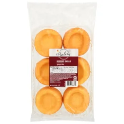 GIANT Bakery Dessert Shells Sponge Cake - 6 ct