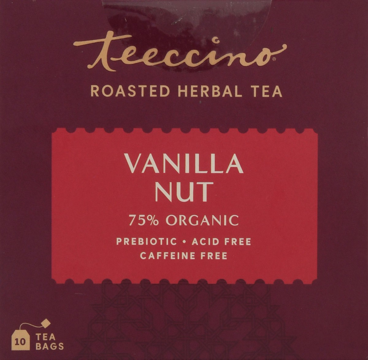 slide 9 of 9, Teeccino Coffee Alt Singl Van Nut, 10 ct