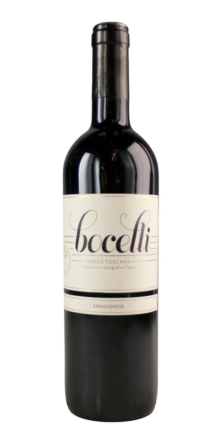 slide 1 of 1, Bocelli Family Wines Bocelli Rosso Toscana Sangiovese, 750 ml