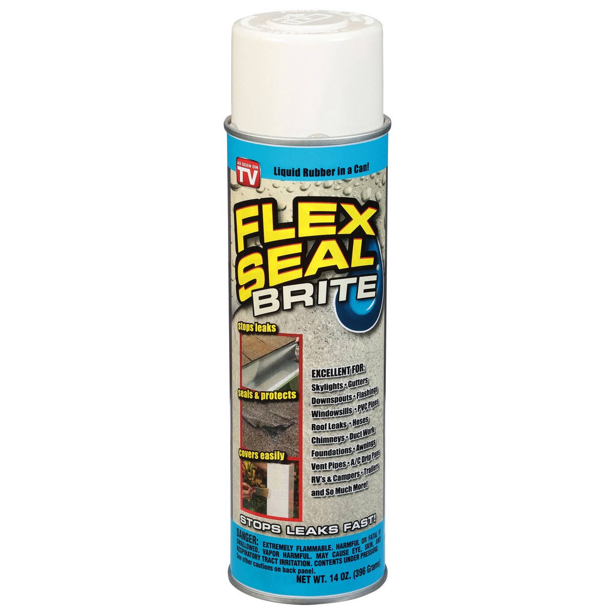 slide 1 of 2, Flex Seal Brite Sealant 14 oz, 14 oz