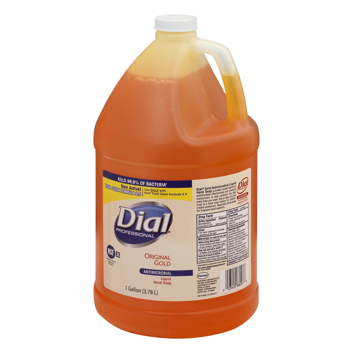 slide 5 of 9, Dial Antibacterial Liquid Soap, 1 gal