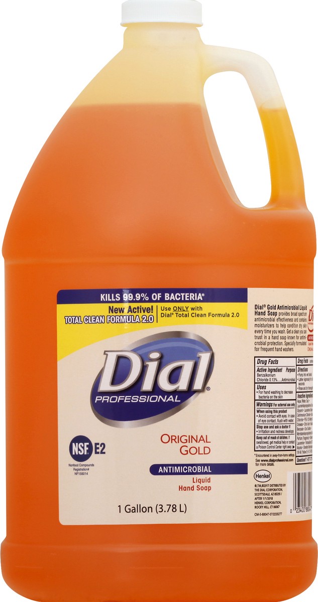 slide 7 of 9, Dial Antibacterial Liquid Soap, 1 gal