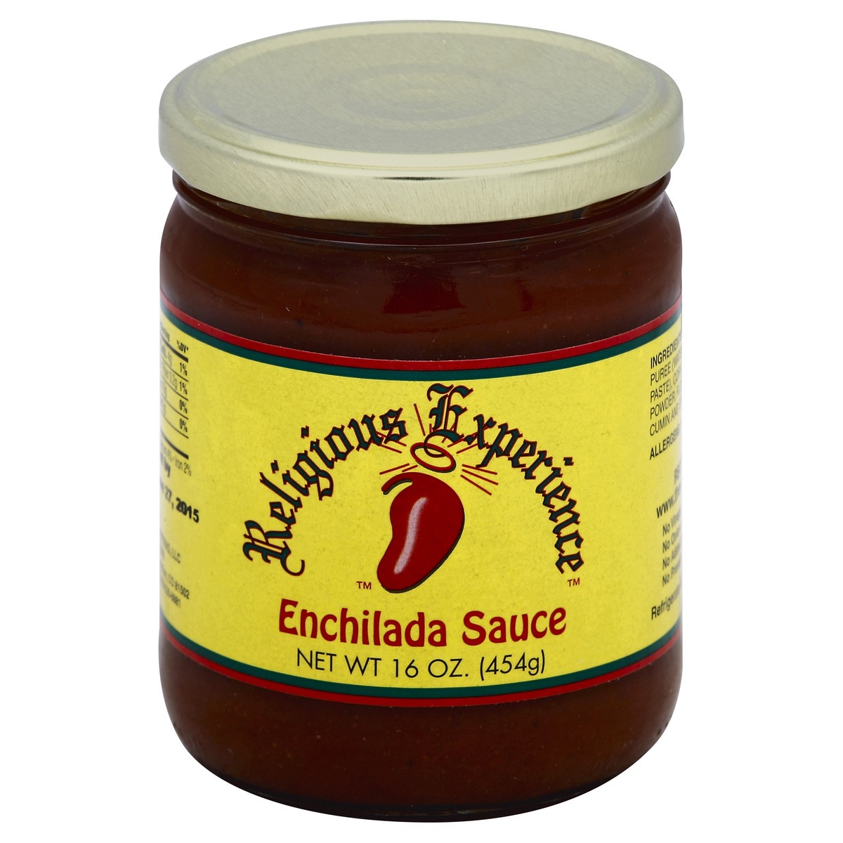 slide 2 of 2, Religious Experience Enchilada Sauce 16 oz, 16 oz