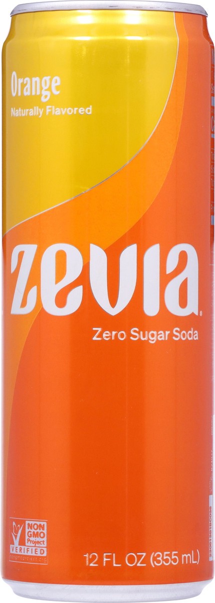slide 6 of 9, Zevia Soda Orange, 12 fl oz