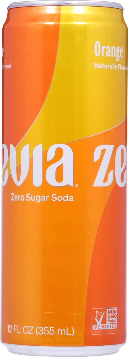 slide 7 of 9, Zevia Soda Orange, 12 fl oz