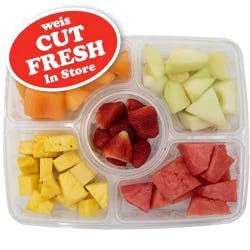Weis Fresh Cut Large Compartment Tray