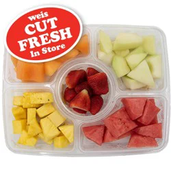 Weis Fresh Cut Medium Compartment Tray
