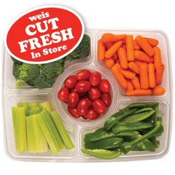 Weis Fresh Cut Large Compartment Tray