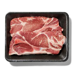 FRESH FROM MEIJER Meijer All Natural Bone-In Pork Shoulder Blade Steak
